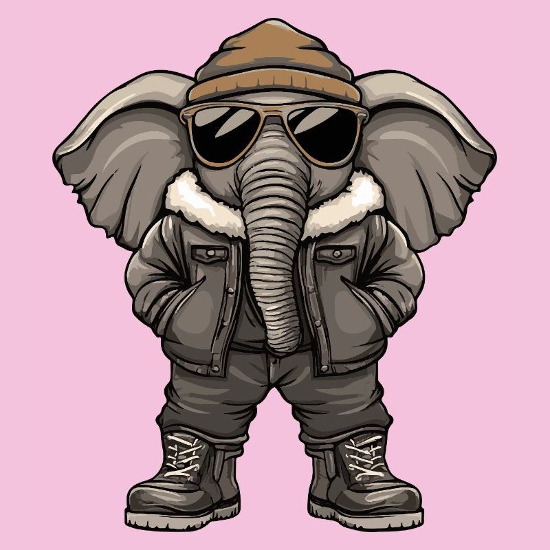 Elefant Cool Winter