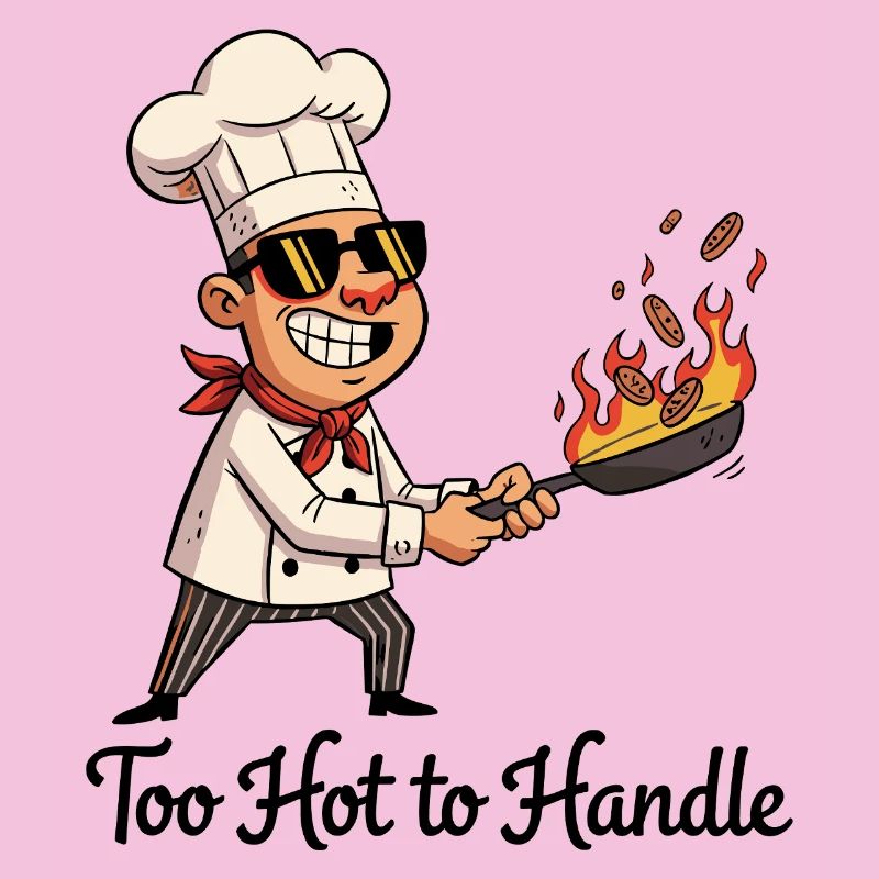 Kochheld mit Feuerpfanne