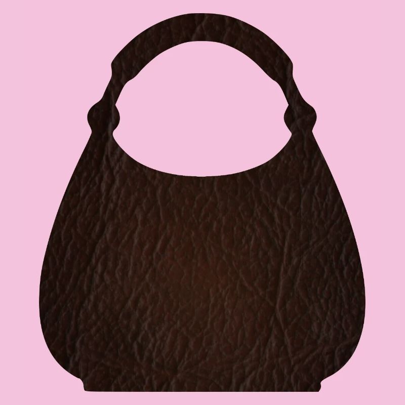Texture du sac en cuir marron