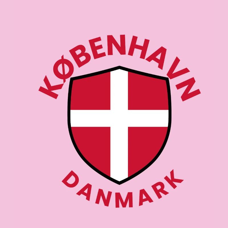 Bouclier de Copenhague avec drapeau danois