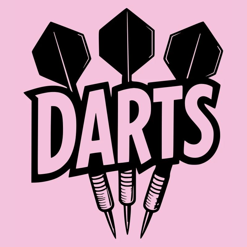 Darts lettering with darts