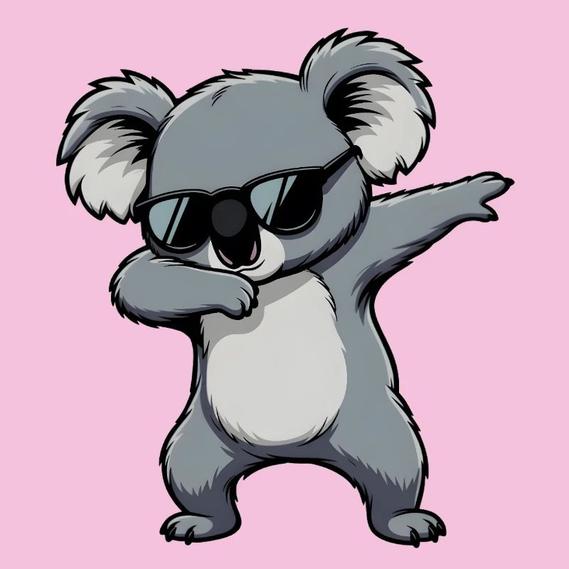 Dabbing Koala
