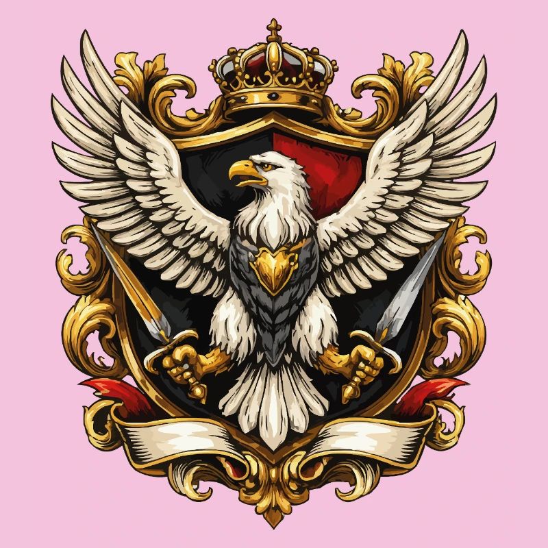 Imperial Eagle with Crown and Swords