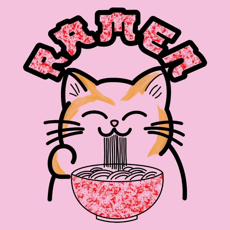 Ramen Cat Pop Art