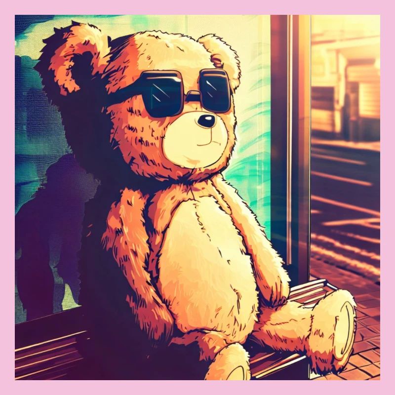 Teddy on Bus