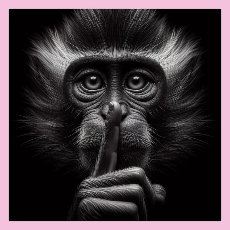 Un singe silencieux