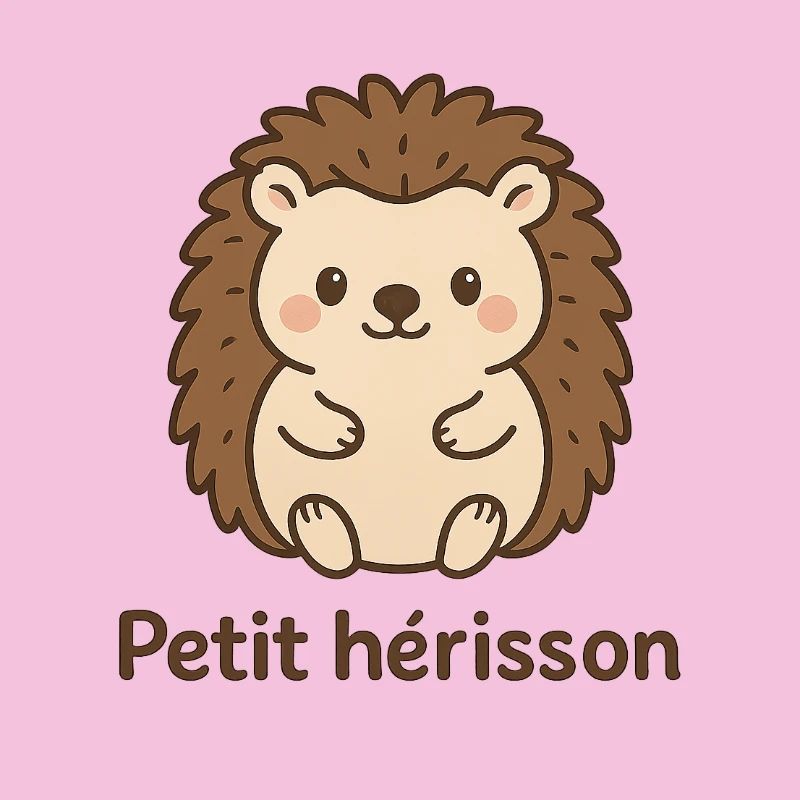 hérisson mignon "Petit hérisson"