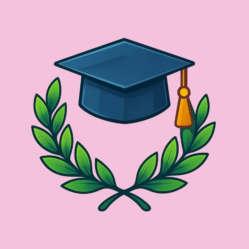 Academic Degree Wreath Design