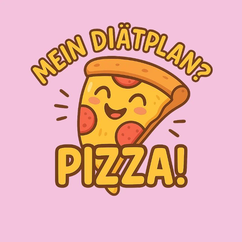 Motif de pizza amusant avec question