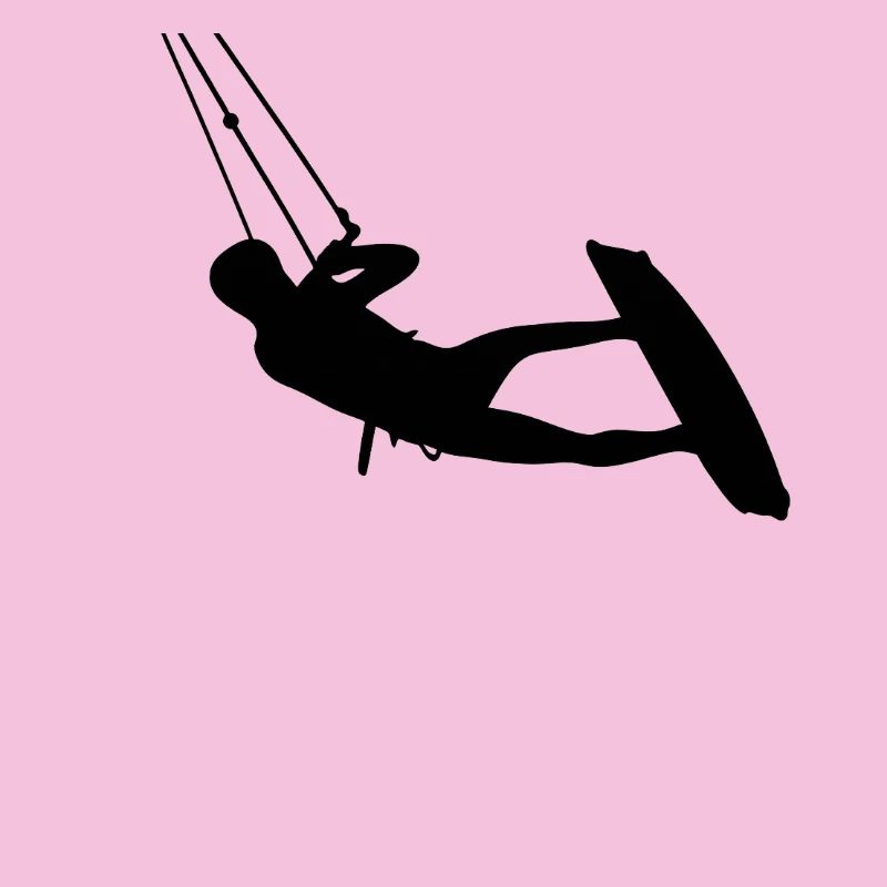 Kiter. Kitesurfing