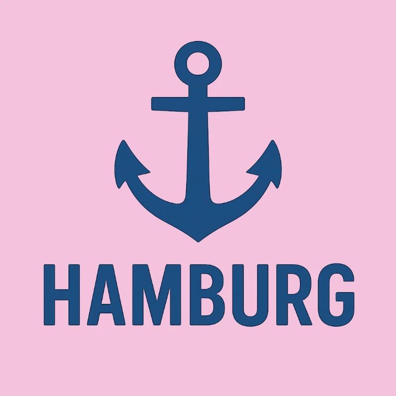 Hambourg avec ancre