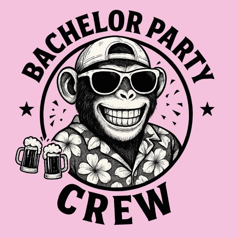 JGA - Junggesellen Abschied Party Bachelor Affe
