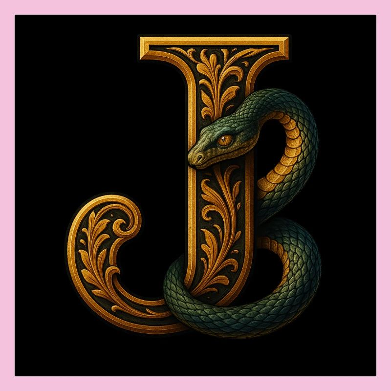 J – Magic Ornament with Basilisk