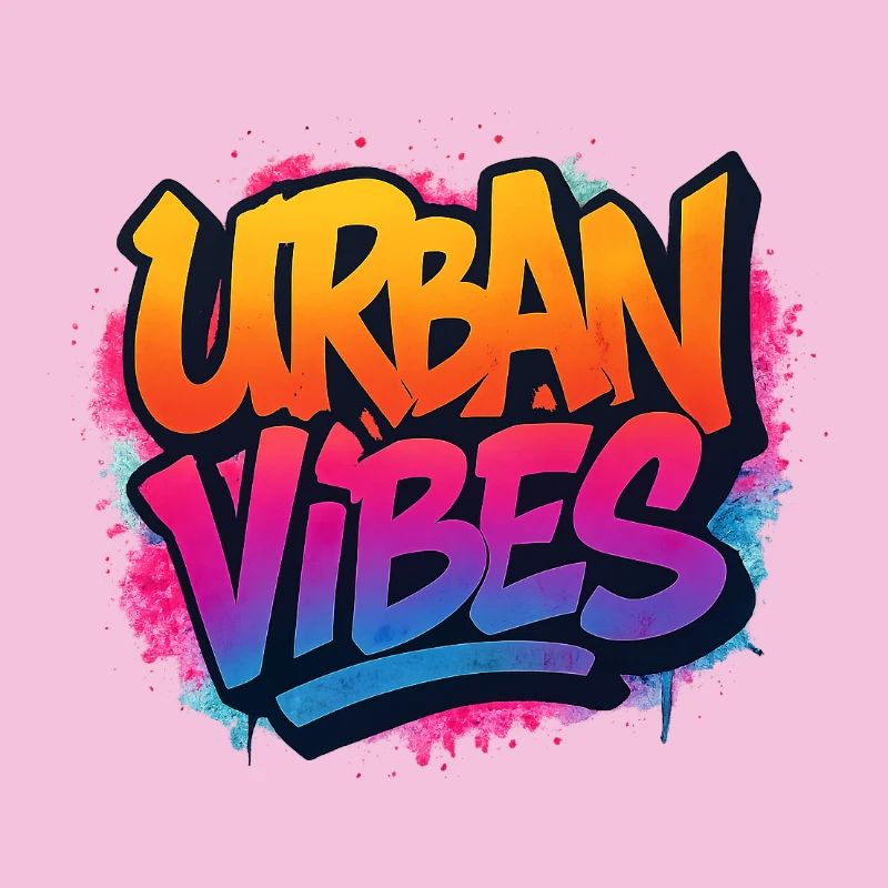 Lebendige Graffiti-Urban Vibes 