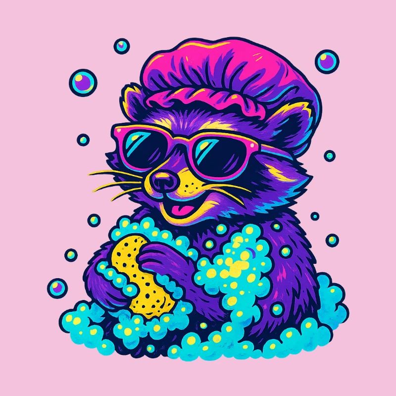 Neon Raccoon