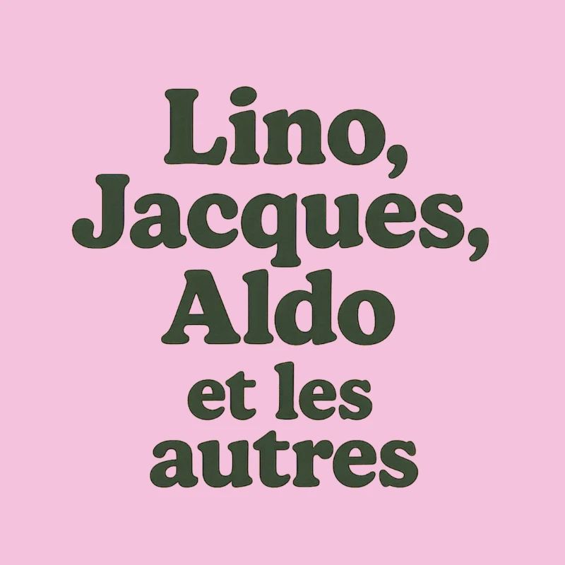 Abenteuer ist Abenteuer. Lino, Jacques
