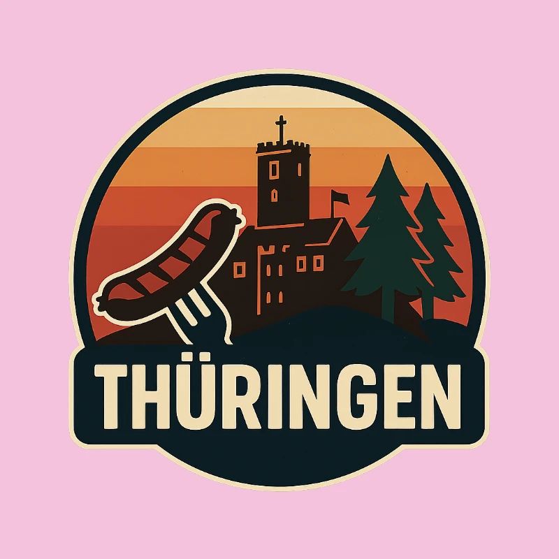 Thuringia Castle Panorama Badge