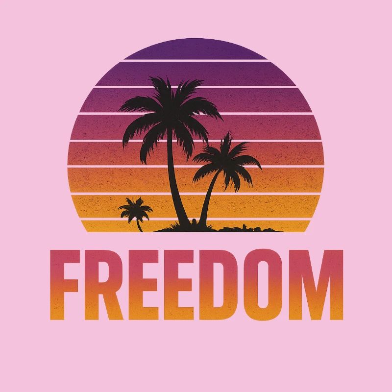 Coucher de soleil sur la liberté