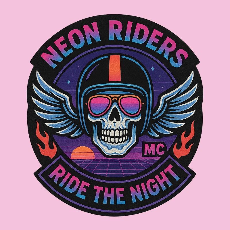 Neon Riders MC Crâne