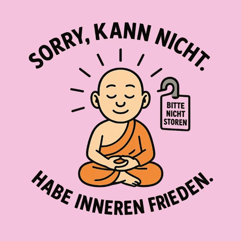Innerer Frieden Mönch Spruch
