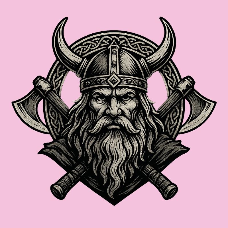 Wikinger mit Axt Odin Thor Walhalla Krieger
