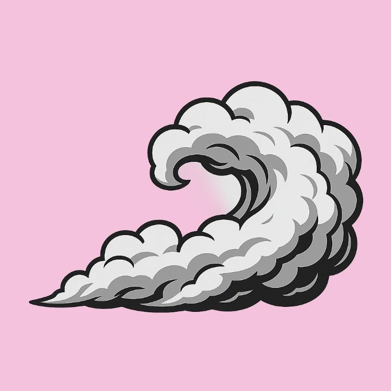 Swirl Cyclone Cloud Graphic
