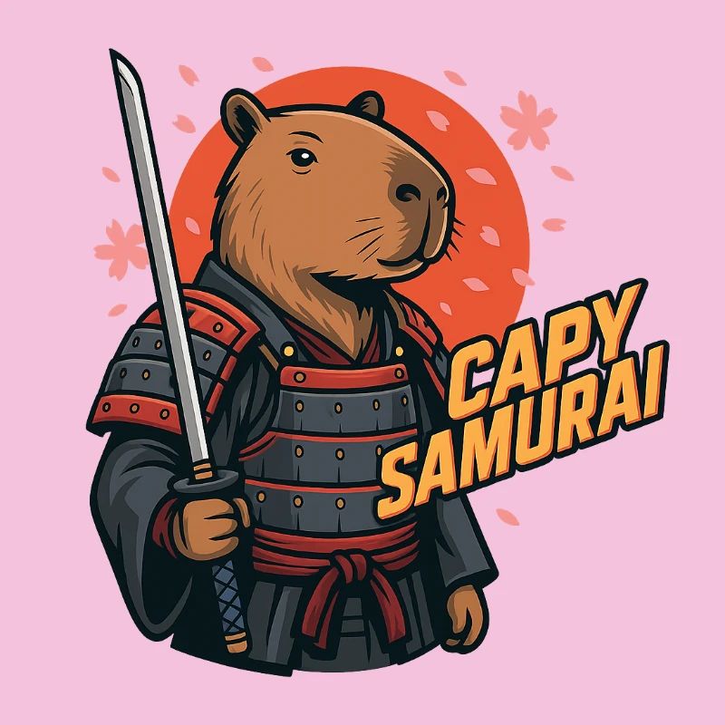 Capy Samurai – Guerrier Zen Capybara 🐾