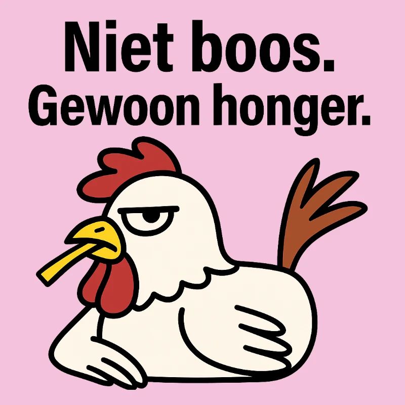 Don't get angry. Just hunger.