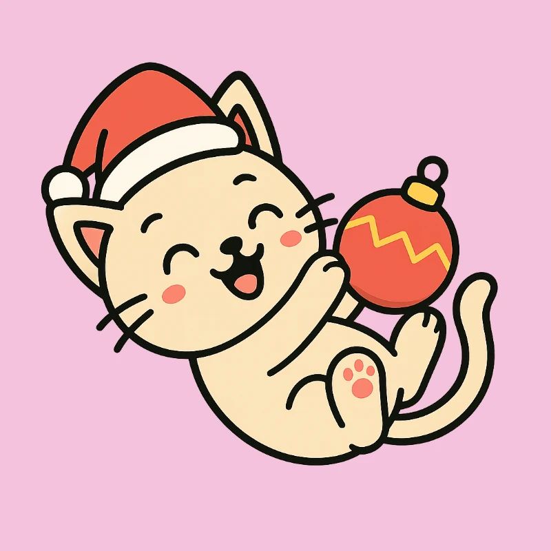 Kätzchen Weihnachtsspaß Weihnachtskugel