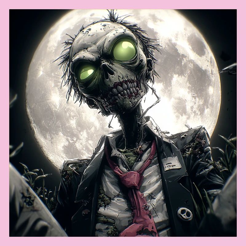 Moonlit Undead – Zombie in the Full Moon