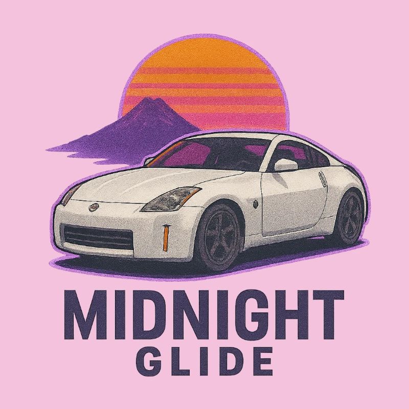 Midnight Glide Retro Sunset Auto