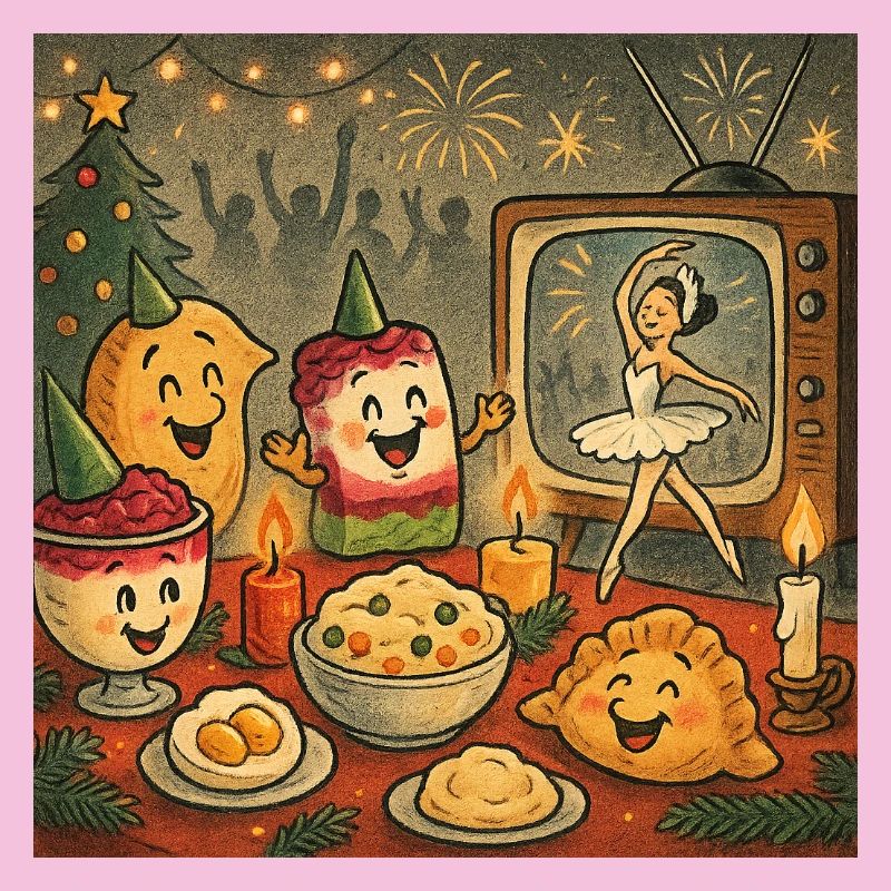 Christmas Magic Swans Dancing