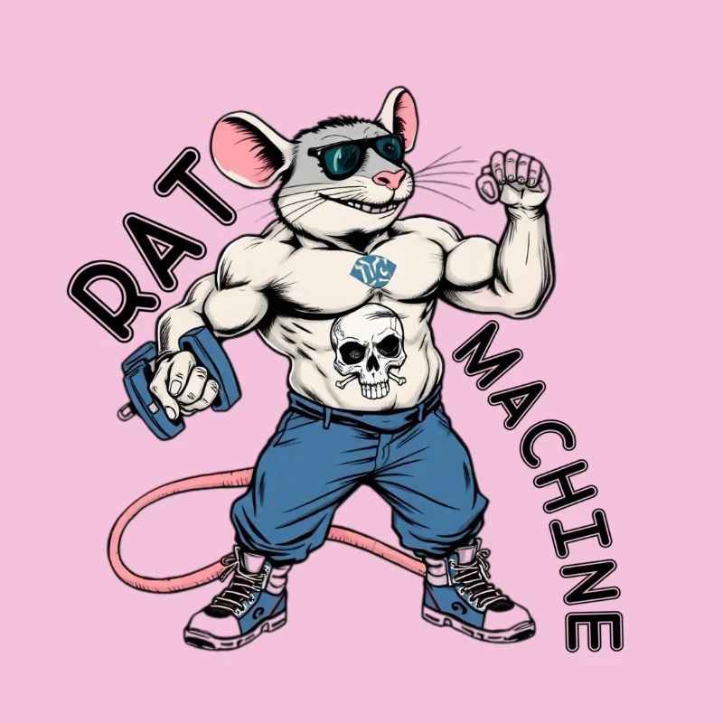 Kraftratte Skull-Logo