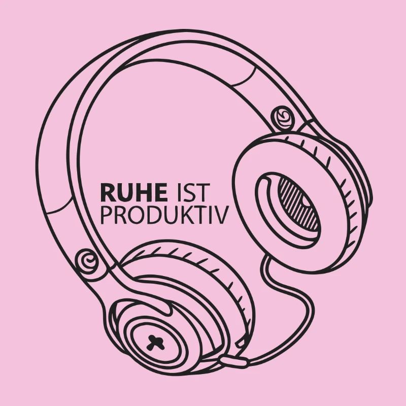 Rest Is Productive Headphone Illustration