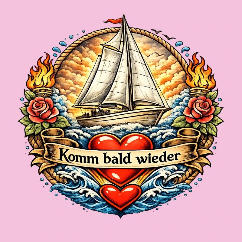 Come Back Soon Sail Tattoo