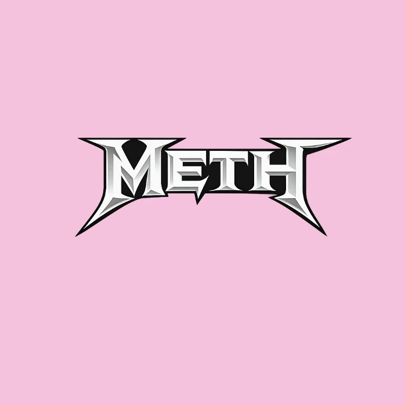 « Meth » - Parodie de design métallique