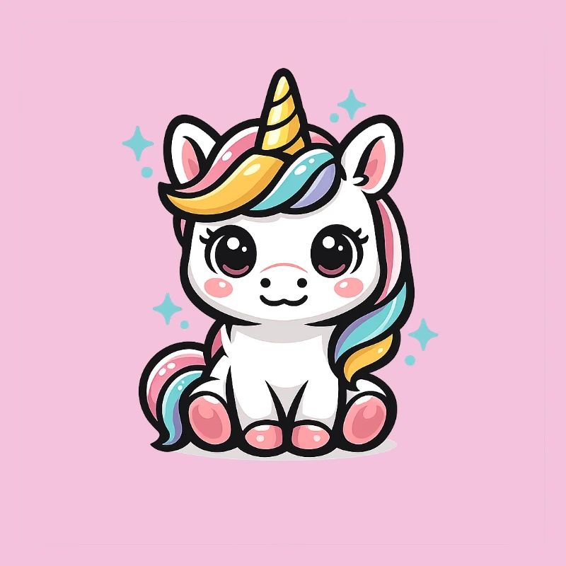 Licorne mignonne