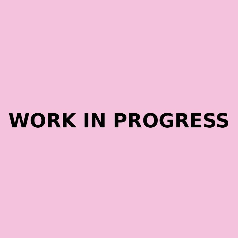 Work in Progress