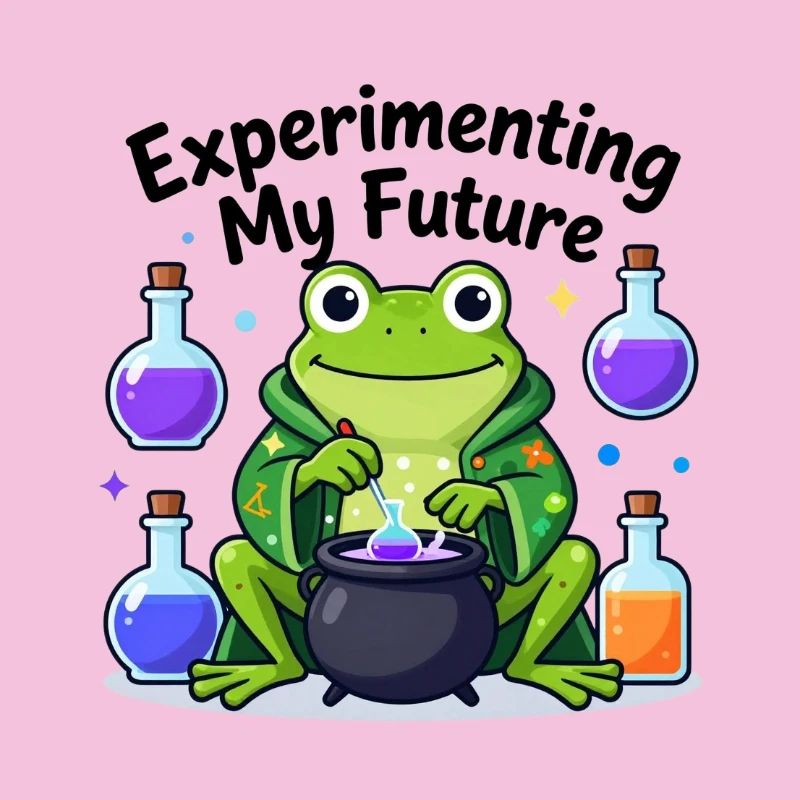 Experimenting My Future Frog Shirt Cute Science Te