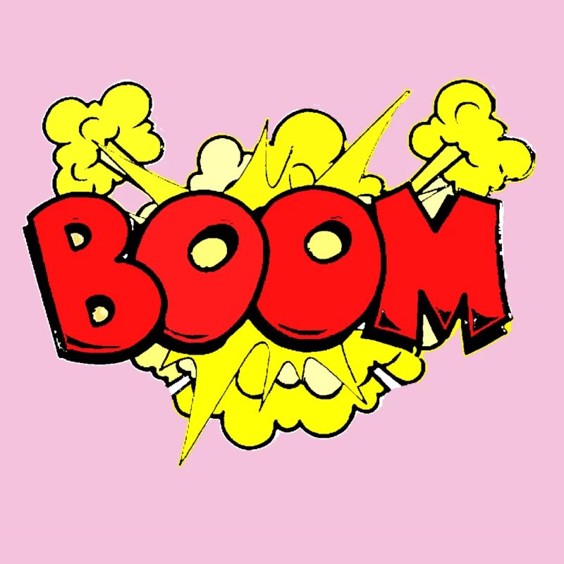 Dynamische Bombenexplosion Illustration