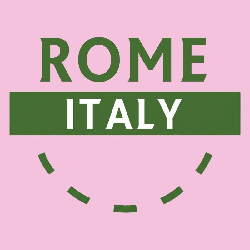 Emblème vert de Rome Italia