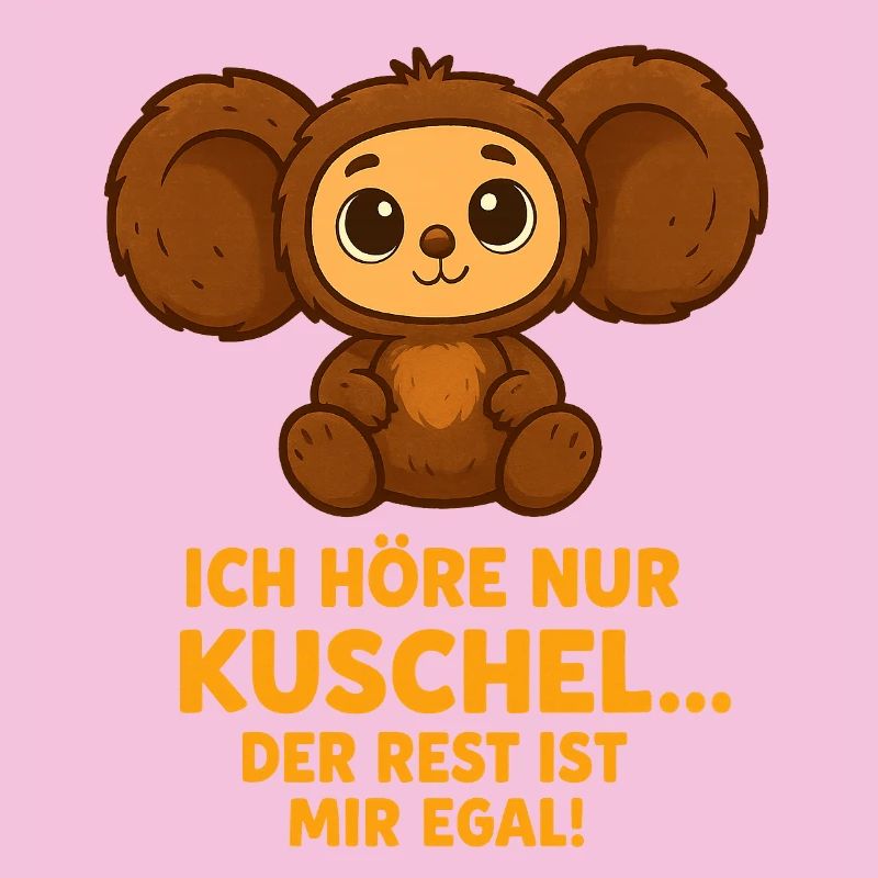 Cuddly bear with saying
