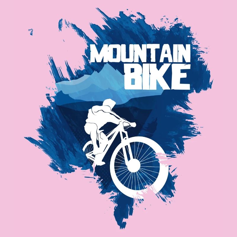 VTT blanc bleu
