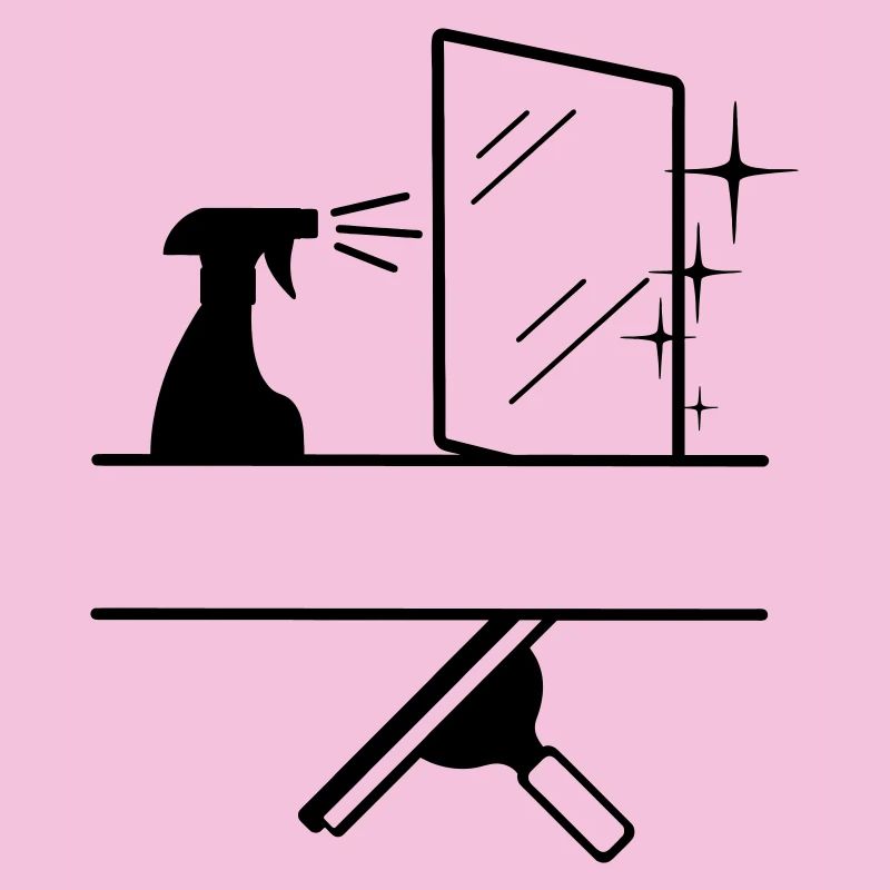 Logo de laveuse de vitres plus propre transparent avec faisceau