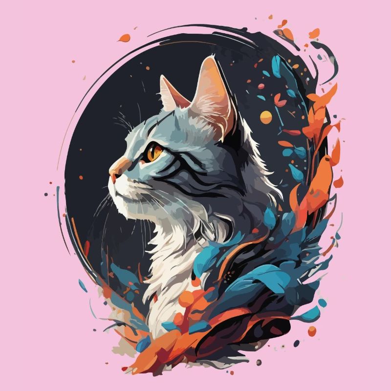 Bunte Katze