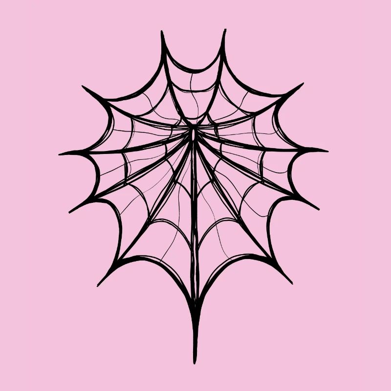 Abstract Spider Web – Line Art