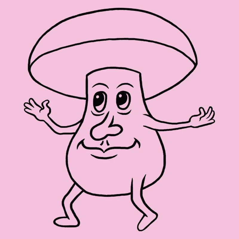 Champignon drôle