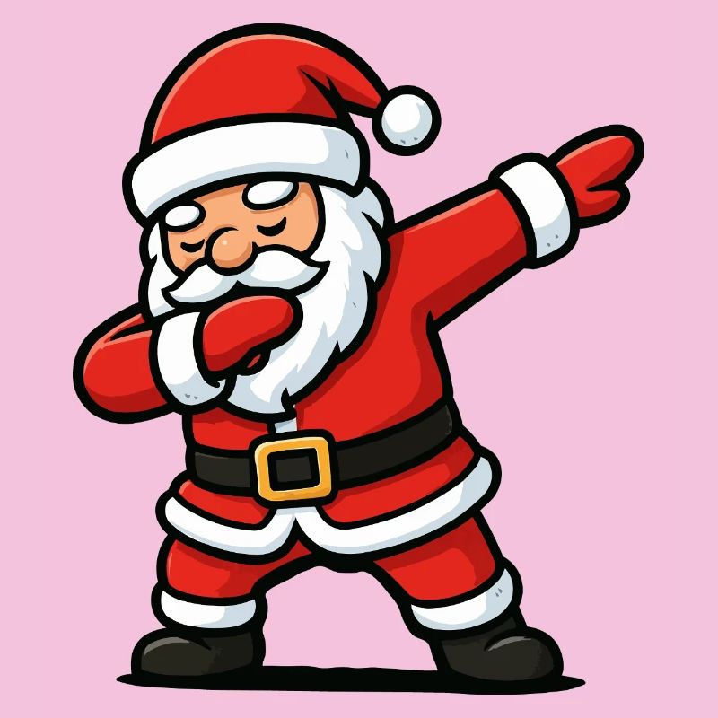 Santa Dab Tanzen Comic