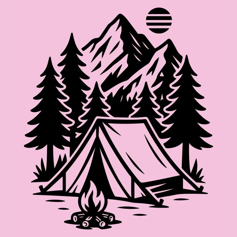 Camping Zelt Berge Wald