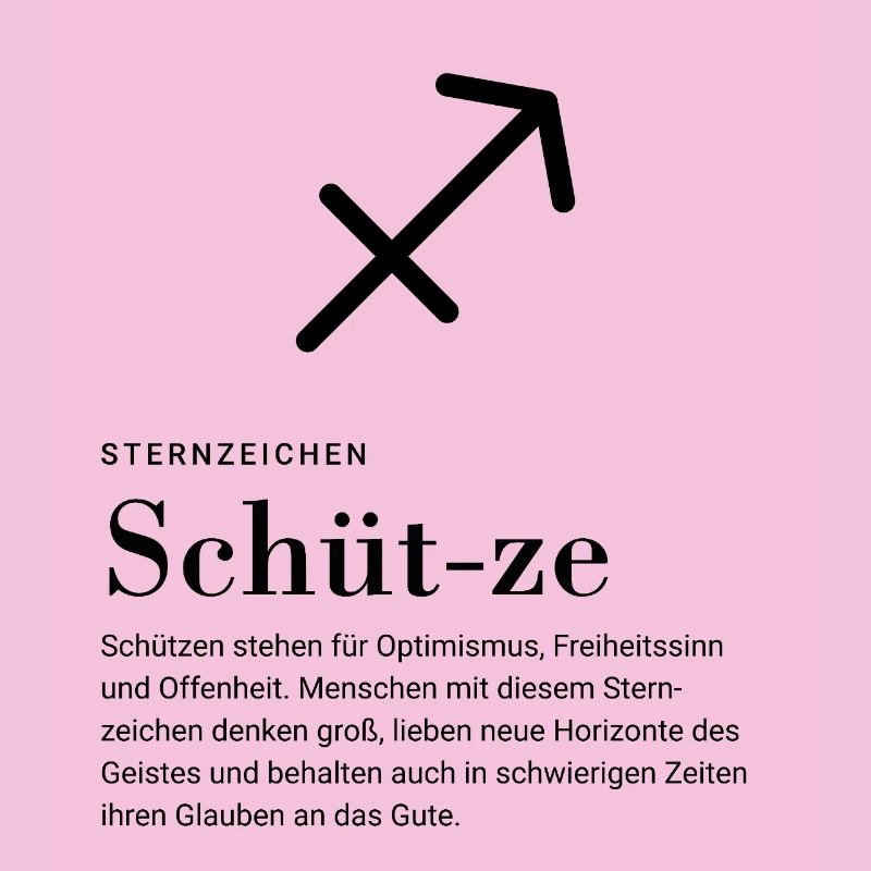 Sternzeichen Schütze